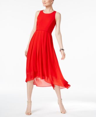 High Low Chiffon Dress